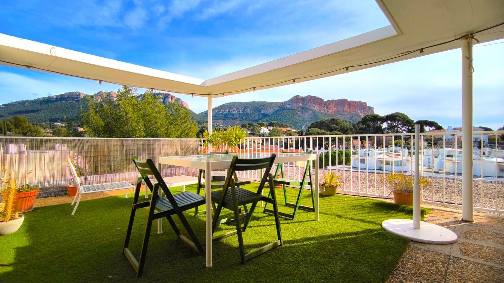 Sunset Garden - Roof Top 45 M2 Vue Mer / Cap Canaille Cassis Luaran gambar
